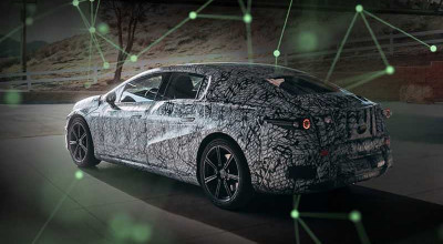 Mercedes publică primele imagini cu viitorul EQS camuflat! - Photo