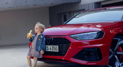 Audi își cere scuze și renunță la reclama în care o fetiță mănâncă o banană, după un val de reacții negative a internauților! - Photo