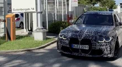 Vezi primul video cu prototipul viitorului BMW M3 Touring - Photo