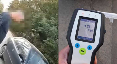 Beat la volan, a pierdut roata și nici măcar nu știe unde! Șoferul a fost reținut anterior tot pentru condus în stare de ebrietate - Photo