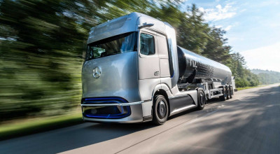 A fost dezvăluit Mercedes-Benz GenH2, conceptul camionului pe hidrogen cu o autonomie de 1.000 km - Photo