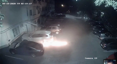 A incendiat un BMW X5, dar camerele Video de supraveghere l-au surprins (VIDEO) - Photo