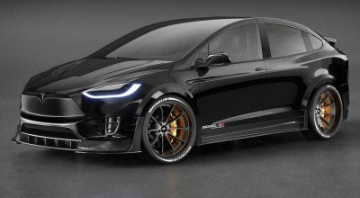 Tesla Model X a primit un aspect mai agresiv grație tratamentului oferit de tunerii chinezi - Photo