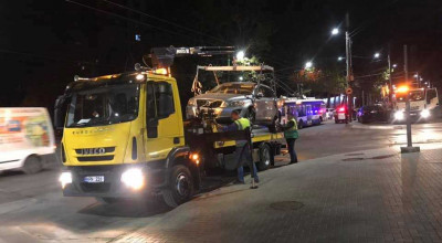 (VIDEO) O nouă schemă a autorităților? Mașinile parcate neregulamentar au continuat să fie evacuate și noaptea (VIDEO) O nouă schemă a autorităților? Mașinile parcate neregulamentar au continuat să fie evacuate și noaptea - Photo