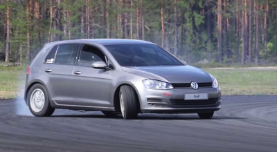 Singurul Volkswagen Golf 7 capabil de drift, are motor, transmisie și suspensie de BMW (VIDEO) - Photo