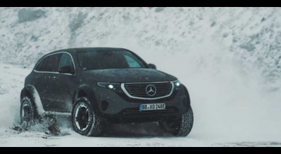 (VIDEO) Mercedes a demarat testele prototipului EQC 4x4² în condiții extreme de iarnă - Photo