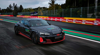Audi e-tron GT în versiunea de performanță RS își testează mușchii pe circuitul Spa-Francorchamps - Photo