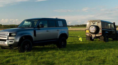 (VIDEO) Rivalitate între generații: Vechiul vs noul Defender, care e mai tare în proba odgonului? - Photo