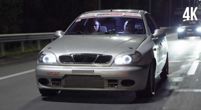 Un Daewoo Lanos de 500 CP se ia de barbă cu BMW M5 și Mercedes-AMG E63 S (VIDEO) - Photo