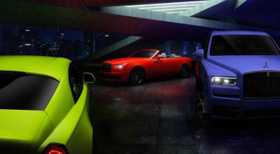 (FOTO) Trei modele Rolls-Royce au devenit disponibile în culori neon - Photo