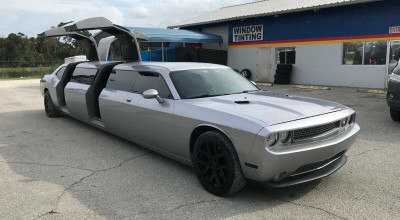 În această limuzină, bazată pe un Dodge Challenger, s-au investit 175.000 $. Acum se vinde pentru mult mai puțin! - Photo