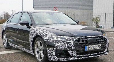 Au fost publicate primele imagini cu viitorul facelift al actualei generații Audi A8 - Photo