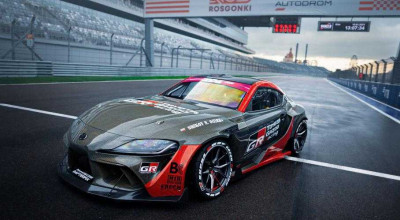 Toyota a realizat o GR Supra pentru drift, cu sprijinul filialei din Rusia: are 1.015 CP și caroserie din carbon-kevlar - Photo