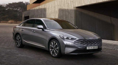 Primele imagini oficiale cu noul sedan Kia K8, mesagerul unei noi identități a mărcii sud-coreene - Photo