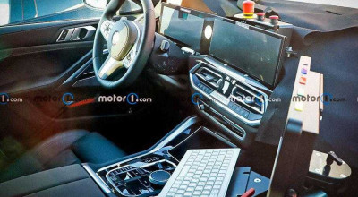 Viitorul BMW X6 facelift va primi un interior nou cu display-uri de dimensiuni generoase - Photo