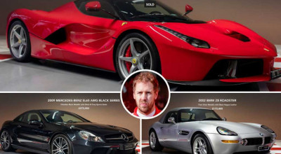Sebastian Vettel își vinde colecția de automobile! Primele cinci mașini au fost vândute în doar 24 de ore - Photo