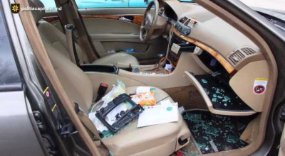 (VIDEO)Trei minori au fost reținuți de polițiști, după ce au spart 35 de automobile din Chișinău - Photo