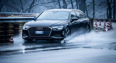 (VIDEO) Audi testează un nou sistem care va contribui la evitarea fenomenului de acvaplanare - Photo
