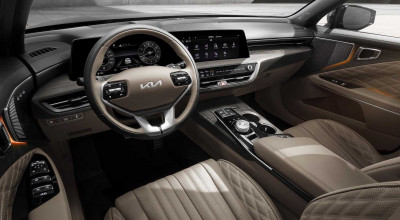 Tot mai aproape de premieră! Kia a publicat primele imagini cu interiorul noului K8 - Photo