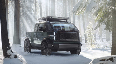 Americanii de la Canoo au prezentat proiectul unui pickup electric ce vrea să concureze cu Tesla Cybertruck - Photo