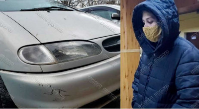 Două minore din Bender au furat o mașină, i-au spart o roată și s-au izbit într-un gard - Photo