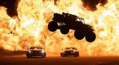 (VIDEO) Drift și explozii impresionante pe teritoriul unui poligon militar! - Photo