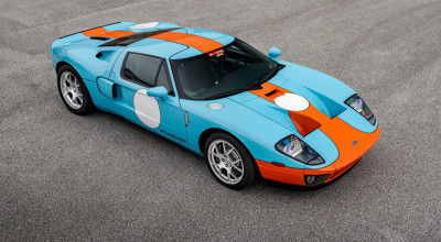 Cumpărat în 2006, acest Ford GT Heritage are un parcurs de doar 4.3 kilometri! În scurt timp, va fi scos la licitație - Photo