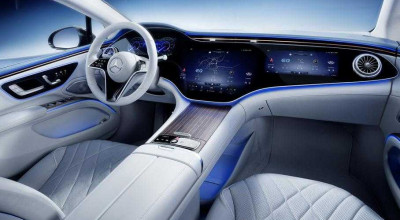 Mercedes-Benz a dezvăluit interiorul impresionant al viitorului EQS! - Photo