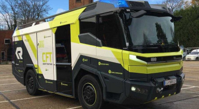 Vezi cum arată prima autospecială electrică din lume destinată pompierilor. Motoarele electrice oferă 497 CP și 50.000 Nm! - Photo