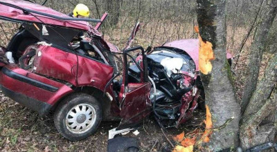 Accident tragic la Ocnița! Doi soți au murit, iar o persoană a fost internată în stare gravă - Photo