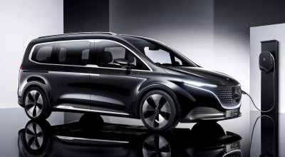 Mercedes prezintă conceptul EQT, care vine să anunțe lansarea unei autoutilitare urbane full electrice - Photo
