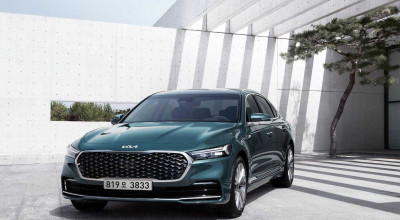 Kia publică primele imagini oficiale cu vârful de gamă K900 în versiunea facelift - Photo