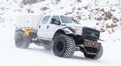 Vezi cum arată cel mai extrem vehicul poștal din lume care are la bază un Ford F-550 Super Duty - Photo