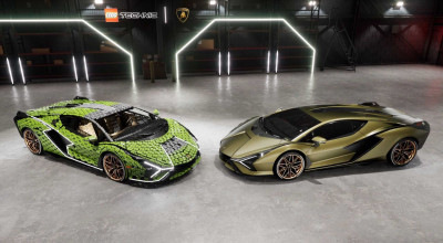 LEGO și Lamborghini și-au unit forțele pentru a construi o replică în mărime naturală a modelului Sián, realizată din peste 400.000 piese - Photo