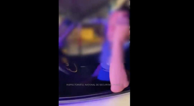 (VIDEO) Un bărbat a fost reținut pentru că șofa beat, acesta a refuzat testul alcoolscopic și s-a dat în spectacol - Photo
