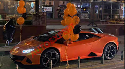 Pe străzile din capitală a fost surprins primul Lamborghini Huracan din Moldova! - Photo