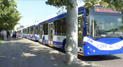 (VIDEO) A fost lansată linia de troleibuz nr.38, care va circula pe strada Albișoara - Photo