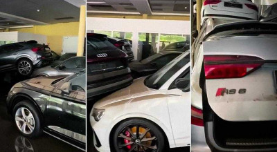 (VIDEO) Vezi cum arată mașinile dintr-o reprezentanță Audi din Germania, afectate grav de inundații! - Photo