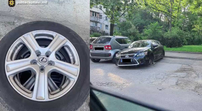 (VIDEO) Cu taxiul la furat roți de Lexus! Acum bănuitul riscă 4 ani de închisoare - Photo