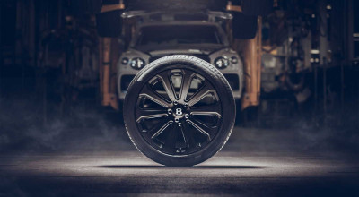 Bentley Bentayga poate fi dotat cu cele mai mari jante din fibră de carbon, prezente vreodată pe o mașină de serie - Photo