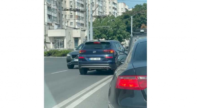 1.000 de lei și 3 puncte de penalizare! Atât te costă depășirea unei coloane pe contrasens în centrul capitalei - Photo