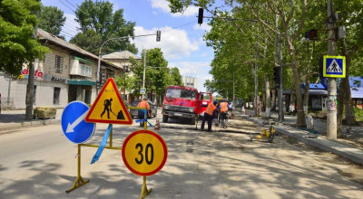 Traficul rutier pe o porțiune din str. Ion Creangă va fi suspendat pentru 2 săptămâni - Photo