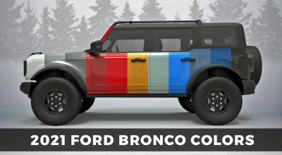 Noul Ford Bronco își schimbă culoarea. Nuanța de alternativă va fi verdele rece - Photo