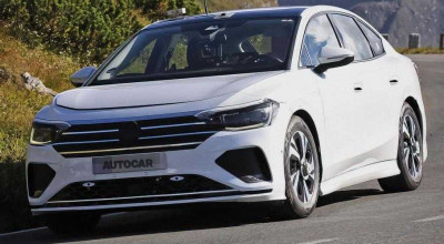 Spionii foto au reușit să surprindă viitorul Volkswagen Passat 100% electric! - Photo