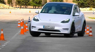 Tesla Model Y a reușit să impresioneze experții spanioli specializați în desfășurarea Testului Elanului! (VIDEO) - Photo