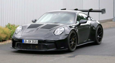 Viitoarea generație a sportcarului Porsche 911 GT3 RS obține noi elemente pe caroserie - Photo