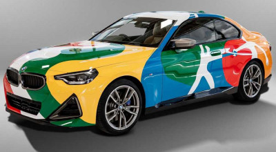 Vezi imaginile noului BMW seria 2 Coupe transformat în Art Car - Photo