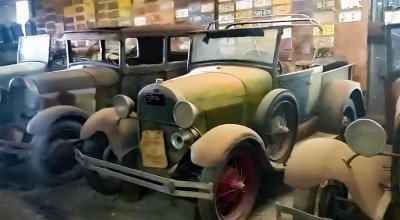 (VIDEO) O colecție de automobile Ford, cu o vechime de peste 100 de ani, a fost găsită într-un hambar părăsit! - Photo