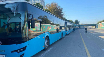 Autoritățile locale anunță despre lansarea a încă 10 autobuze noi pe rutele existente - Photo