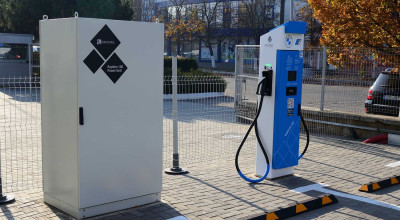 Cea mai puternică stație de încărcare pentru mașini electrice a fost deschisă la Chișinău! - Photo
